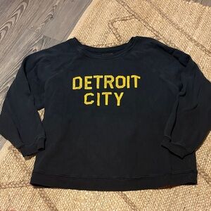 Oversized Detroit City sweatshirt